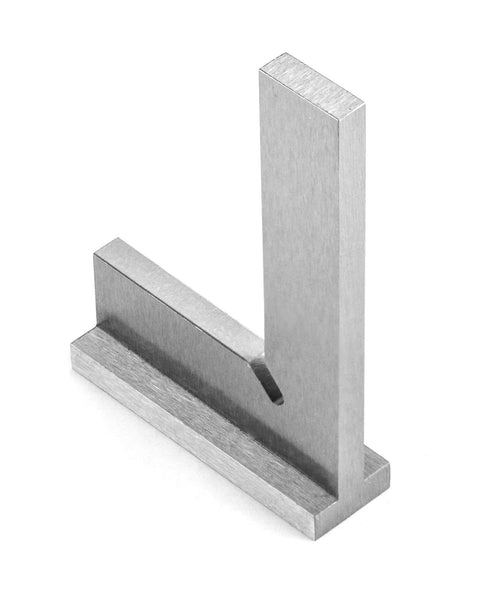 QWORK machinist square, 3-inch, hardened steel, 90-degree engineer square.
