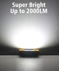 Rechargeable COB LED Work Light Set Of 2 With 30W 2000LM Portable Cordless Waterproof Design 3 Modes High Low Strobe Great For Camping