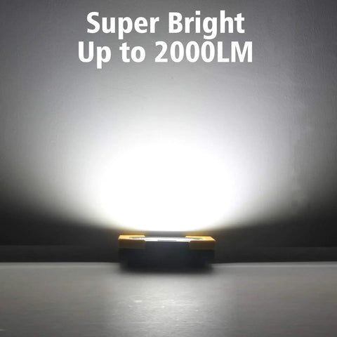 Rechargeable COB LED Work Light Set Of 2 With 30W 2000LM Portable Cordless Waterproof Design 3 Modes High Low Strobe Great For Camping