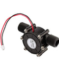 12V Micro Hydroelectric Generator For Home Use, Portable Water Turbine Power Generator, 10W Output, showing wiring connections