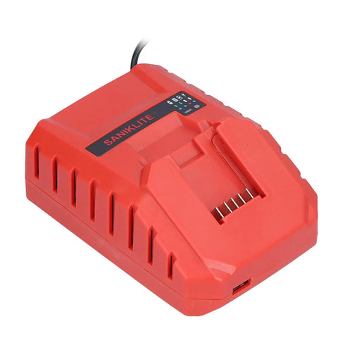 Red 12V Battery Charger For C4/12-50 Nail Gun Replacement, 100-240V Portable Power Tool Charger With 50/60Hz US Plug