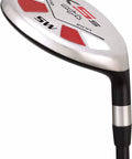 All Hybrid Sand Wedge SW Utility Club 55 Degree Loft Right Hand Senior Flex Graphite Shaft 36 Inch Black Pro Velvet Grip
