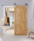 Scratch Resistant Stainless Steel Flush Mount Stay Roller Floor Guide for Doors Up To Two And One Eighth Inches Thick In Use