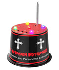Real Talk Ghost Hunter EMF Detector With Enhanced Magnetic Field Amplifier, Real Time EMF Readings, Auto Calibration, 5 Level Sensitivity, Precise Plus Or Minus 1 C Temperature Tracking, 9V Battery Included For Paranormal Investigations, front view