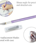 Purple Headley Tools 45mm rotary cutter with blade storage case and 10 replacement blades
