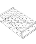 Clear Acrylic Test Tube Rack Holder With 24 Sockets For 5 Ml Tubes Lab Stand For Centrifuge Tubes Transparent Plastic