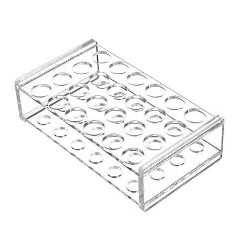 Clear Acrylic Test Tube Rack Holder With 24 Sockets For 5 Ml Tubes Lab Stand For Centrifuge Tubes Transparent Plastic