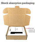 Open box showing shock absorption packaging with pearl wool for 8 Port PoE Plus Industrial Gigabit Ethernet Layer 2 Managed Switch.