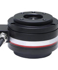500N Six-Axis Force Torque Sensor for multiaxis load measurement, shown with shielded cable for industrial robotics and testing