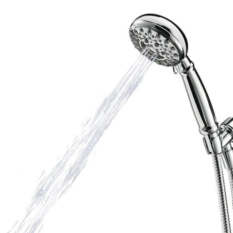 Banbury Mediterranean Bronze 5 Spray Hand Shower With Hose And Bracket 4 Inch Diameter Showerhead High Pressure Coverage