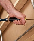 Using 650DD Demolition Scratch Awl With Cushioned Grip And Heat Treated Blade Tough As Nails For Piercing And Starting Screw Holes