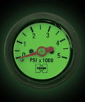 Mini Tech Gauge Kit Imperial Edition With Glow In The Dark Gauge Face featuring PSI measurements