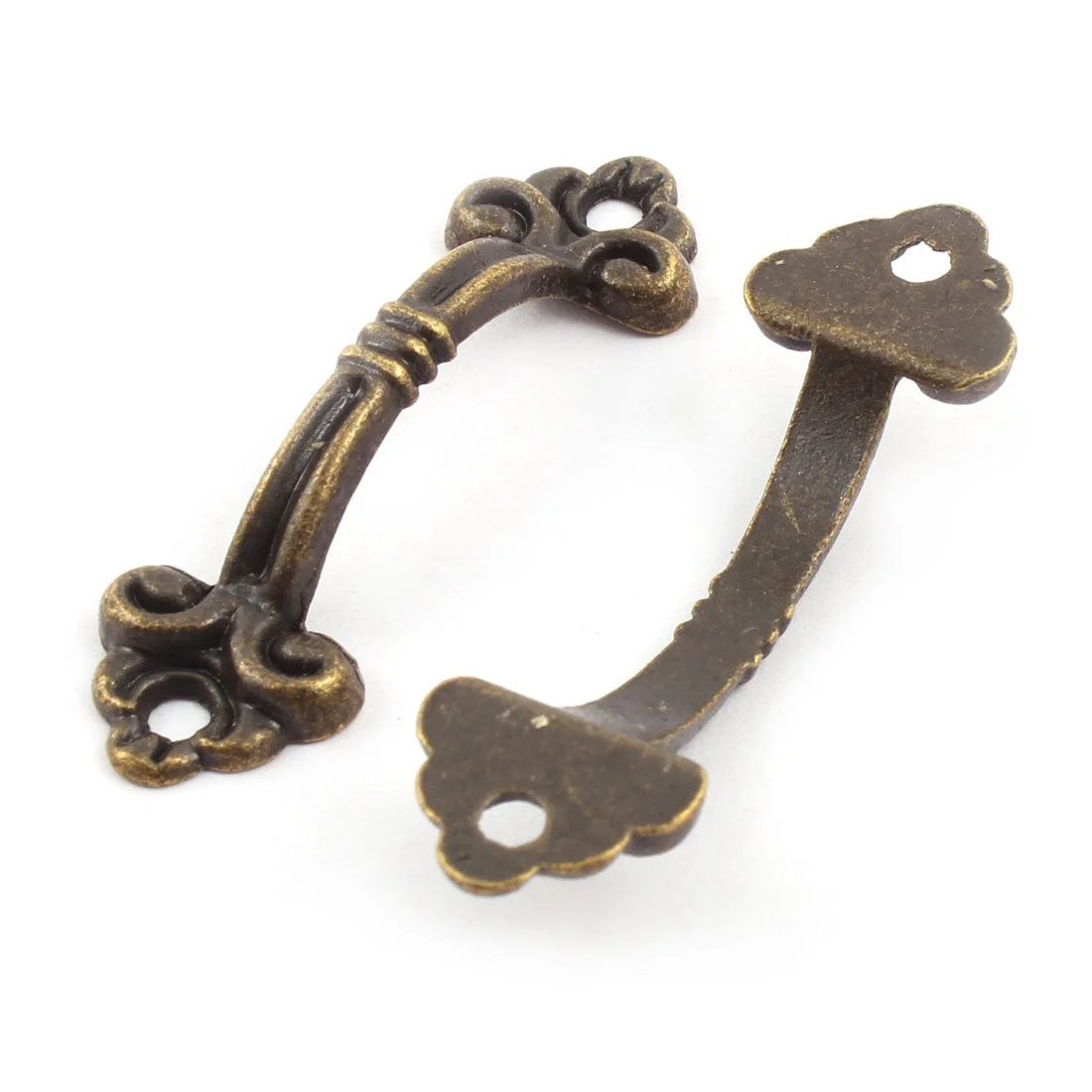 Antique Brass Jewelry Box Handles, 10-Pack Kit ✓