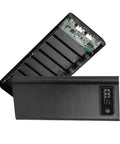 Totally Legit Battery Pack Enclosure With Dual USB Charging Ports For Fast Charge Power Bank Shell and Badass DIY Electronics Case, showing electronic components and sleek design.
