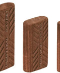 Domino Tenon Set In Sipo Mahogany For Outdoor Use 10 X 24 X 50mm 85-Pack All Natural Solid Hardwood Rock Solid Joints For Decks