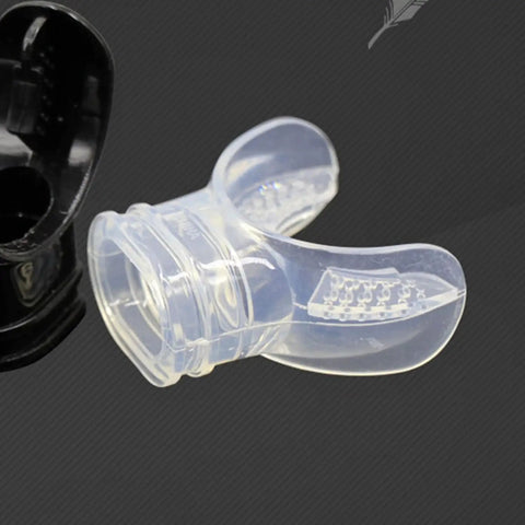 Two Pack Transparent Silicone Long Replacement Mouthpieces For Snorkel And Dive Gear Super Comfy Fit Universal Mouthpiece