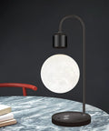 Floating Moon Lamp With Built In Qi Wireless Charger Modern Levitating Light With Touch Control For A Warm Ambience Night Light Sleek