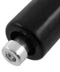 Close-up of Revolving Hand Knob for Lathe M10x80mm Threaded Handwheel, durable plastic casing with visible metal nut