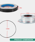 Premium Front Axle Seal Kit For Dana Sixty And Fifty Fits Ford Super Duty F250 F350 F450 F550 Four Wheel Drive dimensions and parts.