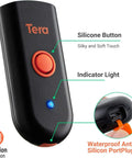 Rugged 2D Barcode Scanner Pocket Beast With 3 In 1 Bluetooth USB Wired And 2.4G Wireless IP66 Waterproof And Shockproof Portable Image Scanner For iOS Windows Android Fast Data Capture Anywhere You Go, featuring silicone button and indicator light.