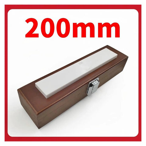 Top Shelf 200 Mm Grade Zero Ceramic Gauge Block Calibration Master in wooden case, precision tool for micrometer and caliper.