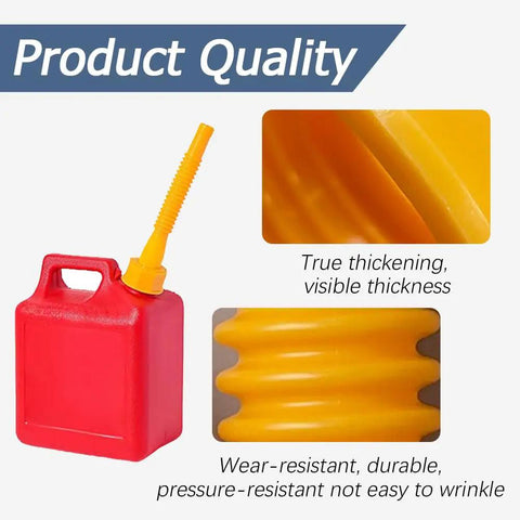 Gas Can Spout Replacement No Spill Design Flexible Nozzle Fits Most 1 To 10 Gallon Tanks Easy Pour for Cars Trucks Lawn Mowers