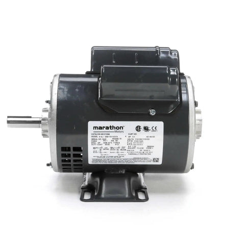 Heavy Duty General Purpose Motor 0.33 Hp 1800 Rpm 56 Frame Size with sealed bearings and gray casing.