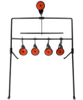 Auto Resetting BB Gun Targets For.177 And.20 Caliber with five steel targets and reset mechanism, ideal for plinking sessions