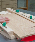 ZeroPlay 360 Sled Kit With MatchFit Dovetail Hardware for Table Saw Crosscut Jig Building installed on table saw