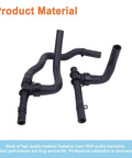 Heater Hose Set With Tee For Return Replacement For Dodge Journey 2.4L VVT 2009 2019 Beefed Up Premium Rubber Hose Kit