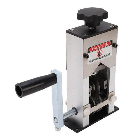 Top Rated Qudinip Electric Wire Stripping Machine For Copper And Aluminum Cables with hand crank and fixed steel frame.