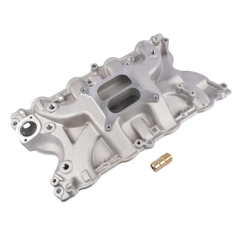 Dual Plane Intake Manifold Replacement For Ford 429/460 V8 Street Engines, Fits 1968 To 1987 Non EGR Big Blocks, Idle To 5500 RPM