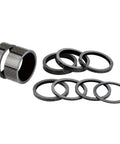 Carbon Fiber Bike Headset Spacers Set For One And One Eighth Inch Stems 12 Pieces Including 1mm 2mm 3mm 5mm 10mm 15mm Spacers