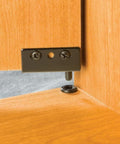 Black Concealed Hinges For Inset Doors Pair, 40mm Wide, 17mm High, 16mm Deep, Requires 8.5mm Drill Bit Not Included, Side To Side Adjustable