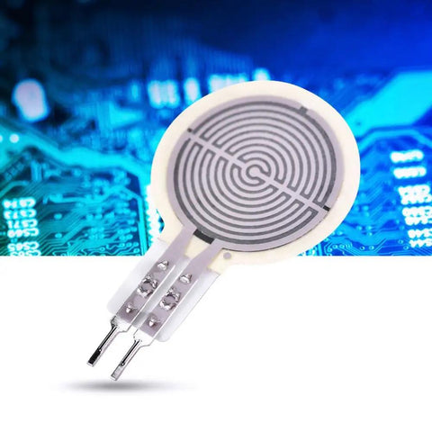Intelligent Flexible Thin Film Circle Pressure Sensor For Force Sensing Resistor RP-C18.3-ST on circuit board