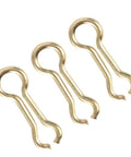 300 Pcs Fishing Sinker Eyes Eyelets For DIY Lures Carp Tackle Eyelet Molds Wire Eye Sinker Steel Alloy Leads Sinker Moulds