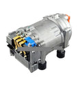 Premium 24V AC Electric Compressor Kit For Cars Trucks And Heavy Vans Easy Drop In Install heavy duty compressor with connectors.