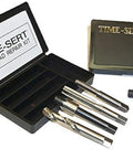 M10x1.5 Thread Repair Kit with five 14mm inserts, tools set, and case for automotive and industrial thread restoration.