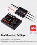 70A Waterproof Brushless ESC Electronic Speed Controller With 5.5V 5A BEC And XT60 3.5mm Banana Head Connector and program card