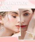 Woman wearing Bike Charms Bulk Set 60 Pieces In Gold Silver Bronze for Jewelry Making DIY Bling necklaces