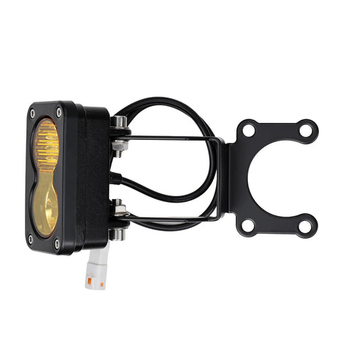 Side view of Headlight Kit For MX3 Electric Dirt Bike With 6000K 6500K LED Light Bar Spot Flood Combo and mounting bracket
