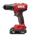 Tough As Nails 20V Brushless Cordless Hammer Drill Kit With Quick Charge Battery And Secure Case Holding 75 Heavy Duty Bits For Every Weekend Warrior Job, featuring a compact design.