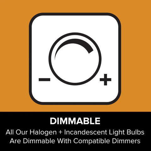 Dimmable dial symbol for Clear Lens 40W G9 120V Halogen Bulbs Set Of 10 For Hanging Pendants And Chandeliers Sconces And Down Lamps JD T4 Type