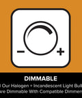 Dimmer knob icon for 10 Pack G8 Halogen Puck Lamp Bulbs 25W 120V Bi Pin Replacement Lighting For Microwave Ovens Range Hoods Stove Tops