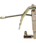 Pneumatic Grease Gun With 360 Degree Rotation And High Pressure Lubrication Capability metal nozzle and grip close-up