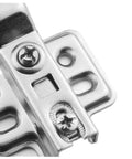 Close-up of a Two Pack 35mm Concealed Hinges Smooth Soft Close Cabinet Doors Rock Solid Rust Proof Steel Face Frame.