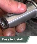 Installing a Three Quarters Inch To One Inch Shaft Adapter With Step Key Bushing High Heat Resistant Engine Crank Shaft Sleeve