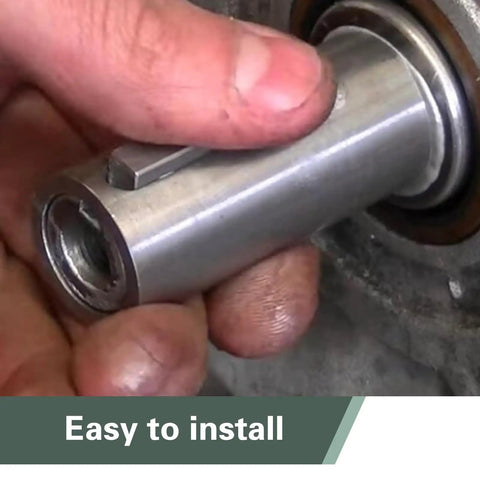 Installing a Three Quarters Inch To One Inch Shaft Adapter With Step Key Bushing High Heat Resistant Engine Crank Shaft Sleeve