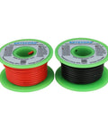 Top Tier 18 Awg Silicone Wire Red And Black 25 Foot Stranded Tinned Copper Cable on spools, great for DIY tech mods.