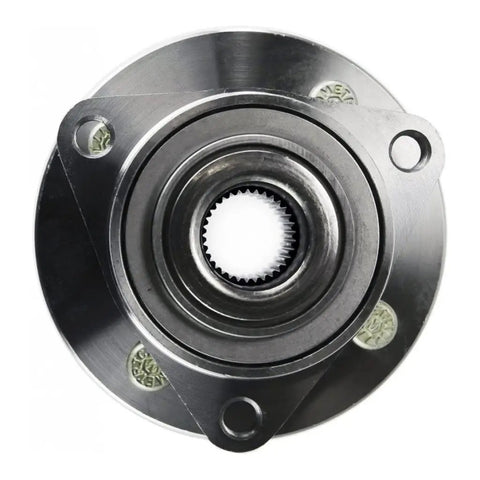 Chevy Cobalt Wheel Hub Assembly front view for 2005-2010 models, 4 by 3.94 inch bolt pattern, 33 spline, OEM 22701520